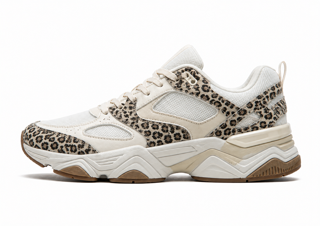 Beige Brown Leopard