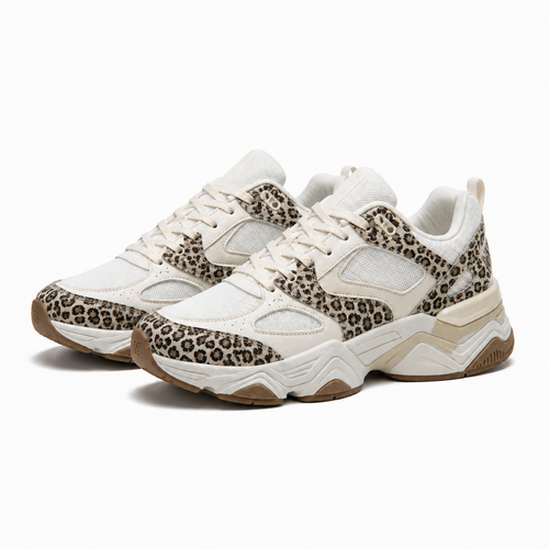 Beige Brown Leopard