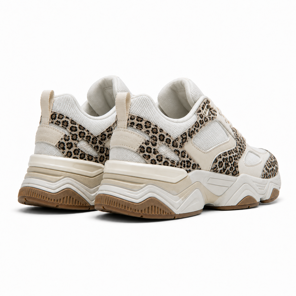 Beige Brown Leopard