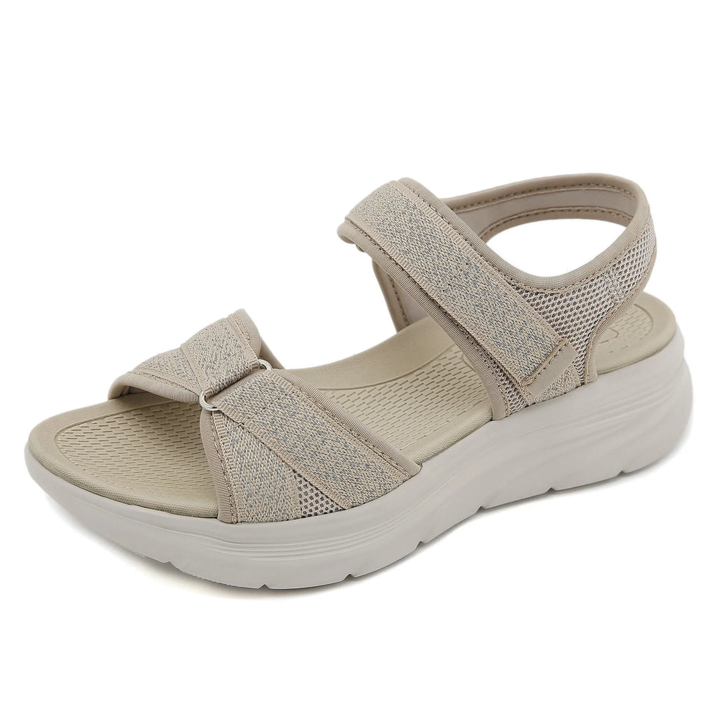 Women's Orthopedic Wedge Sandals With Cushioned Arch Support — Non-Slip, Wide Fit, All-Day Summer Comfort